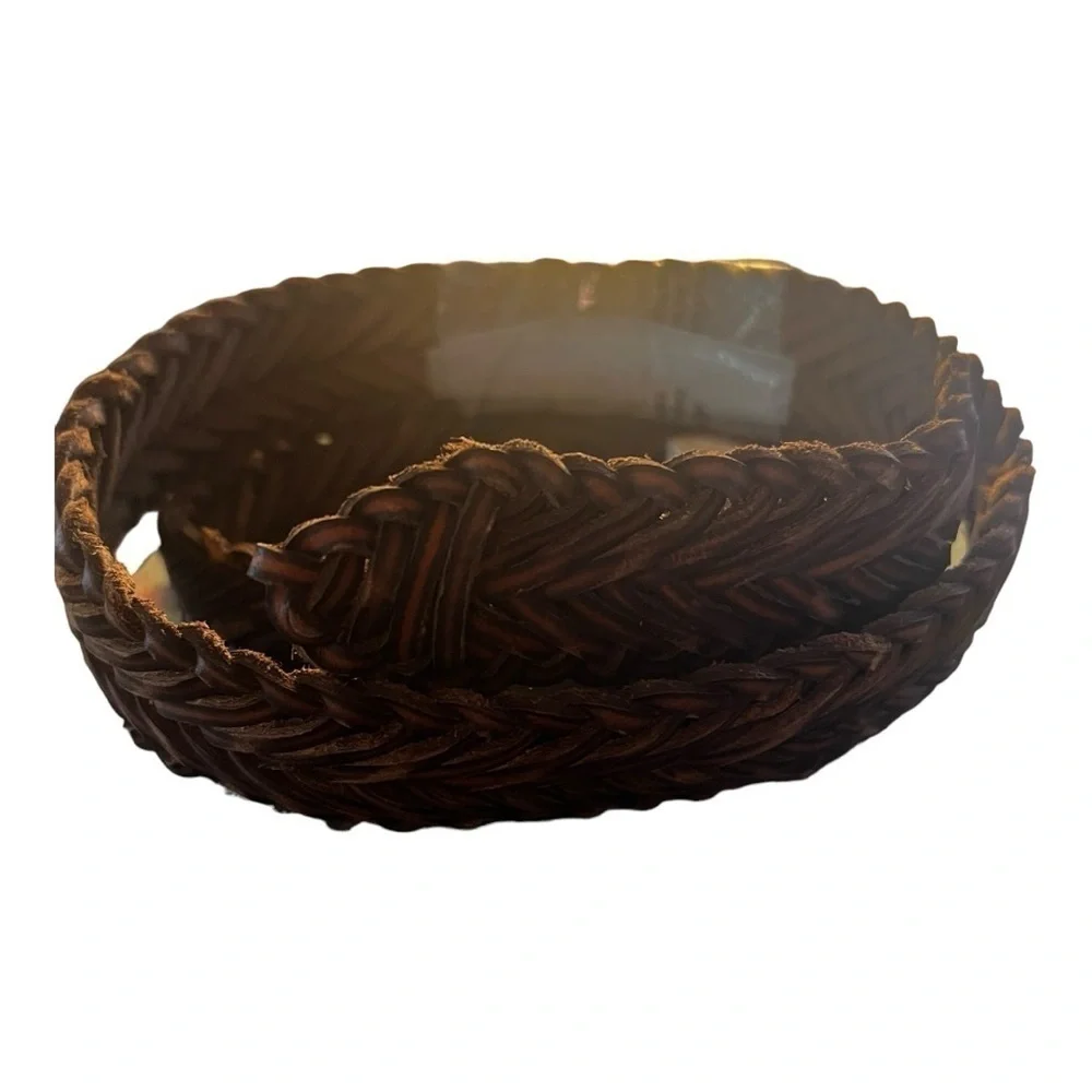 American Eagle‎ Outfitters Men Brown Braided Belt SZ 40 NEW